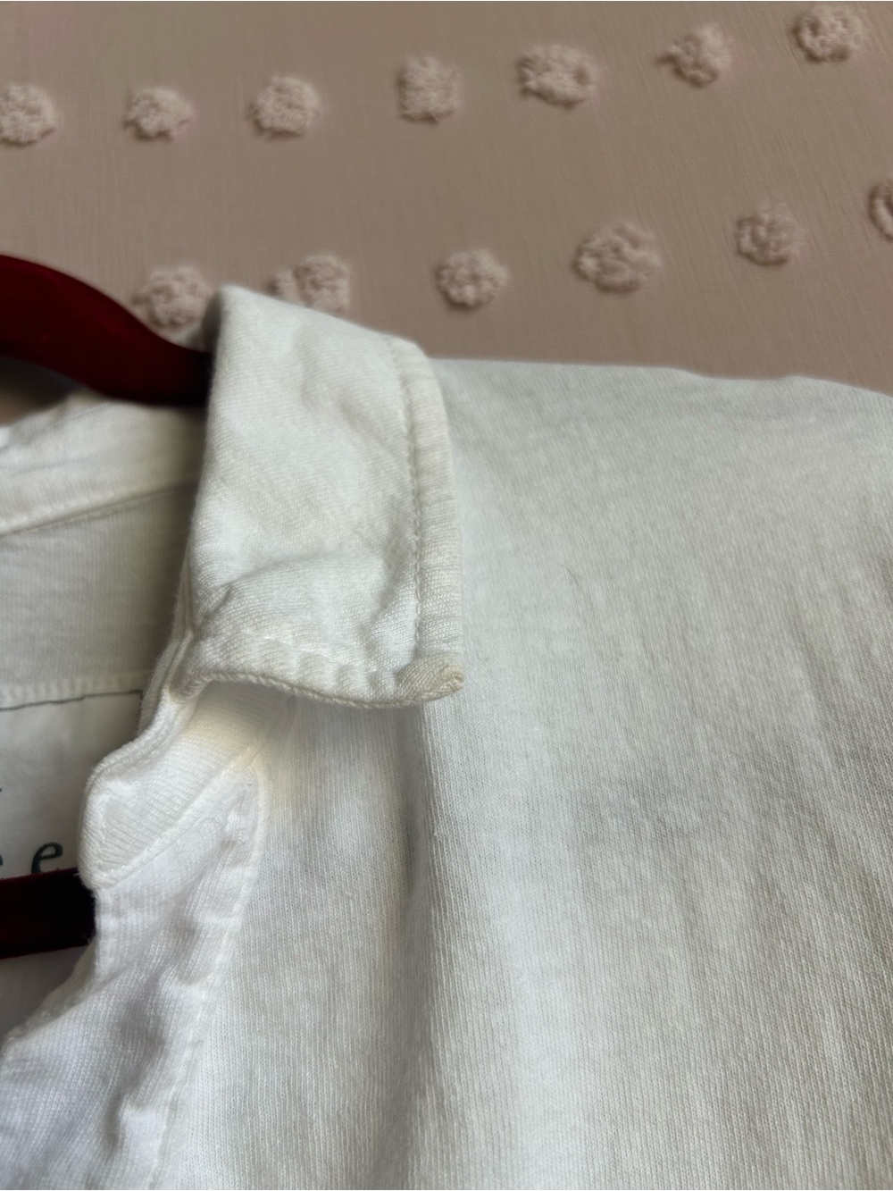 Frank & Eileen Patrick Popover Henley Sz L White - Picture 4 of 6